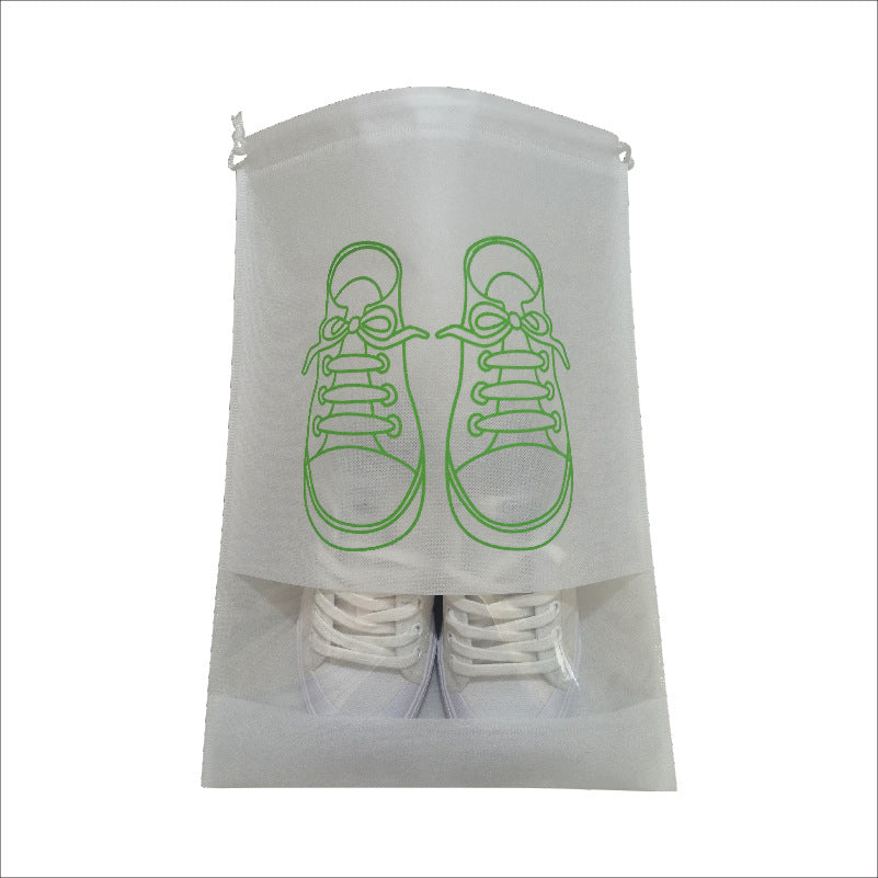 Non Woven Shoe Bag Storage Bag, Shoe Storage Drawstring Strap Mouth, Shoe Storage Bag, Dustproof Bag, Zipper Shoe Bag