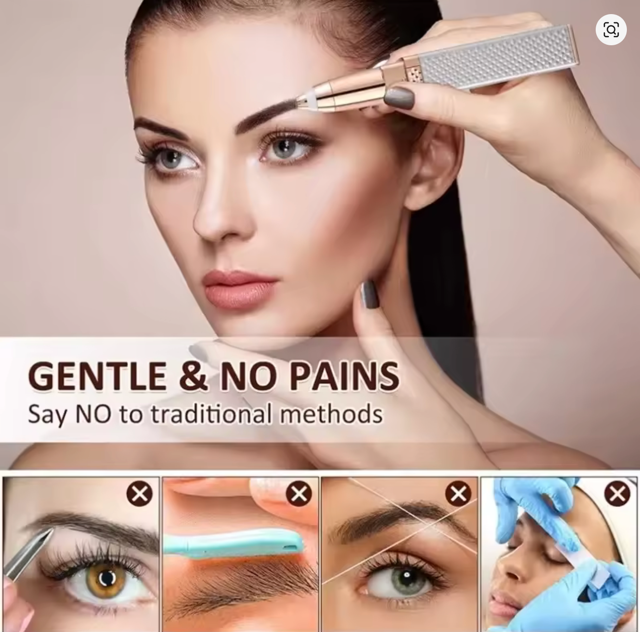 FlawlesssTouch™ 2-in-1 Facial & Eyebrow Trimmer